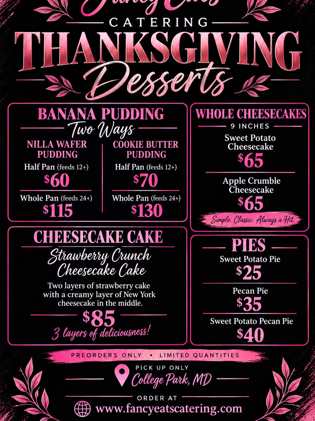 Thanksgiving Desserts Cookie Butter Banana Pudding