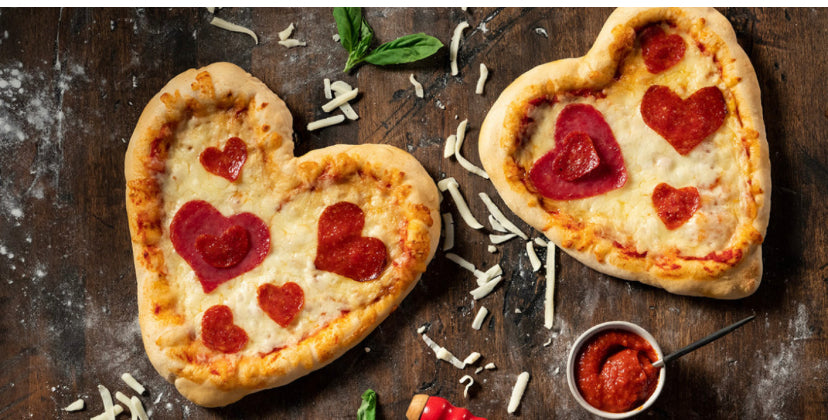 8” Heart Shaped Pepperoni Pizza